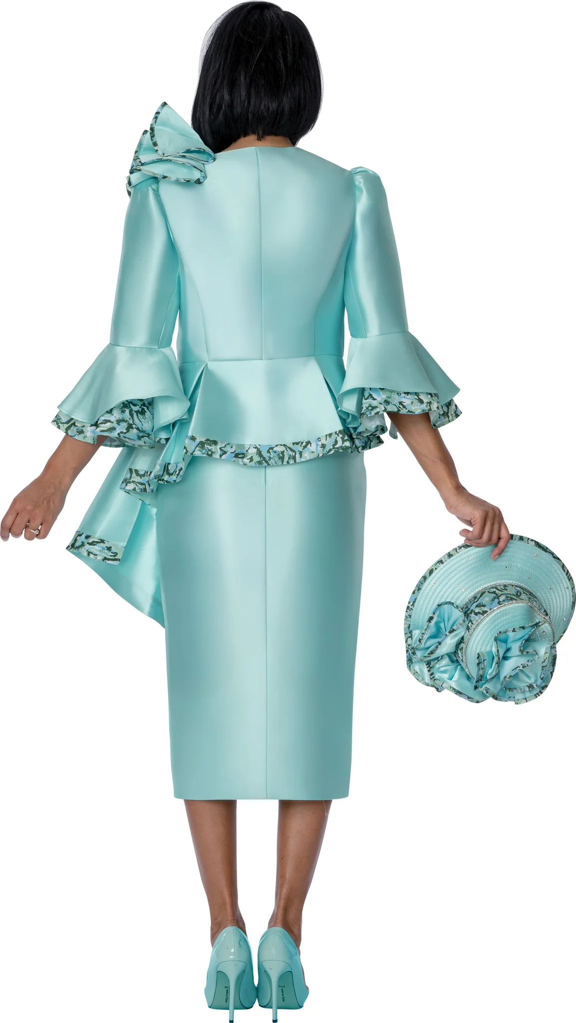 Luxury Church Suit for Women with Hat